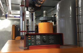 SMART MAGNUM CABIN WITH BIOMASS–OIL COMBINATION 350 KW + 550 KW