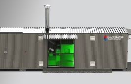 Micro cabin with silo