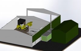 Smart Wood Chips Dryer_3D_1
